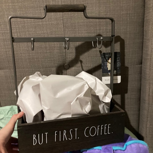 Rae Dunn Other - But first coffee rae dunn coffee holder decor